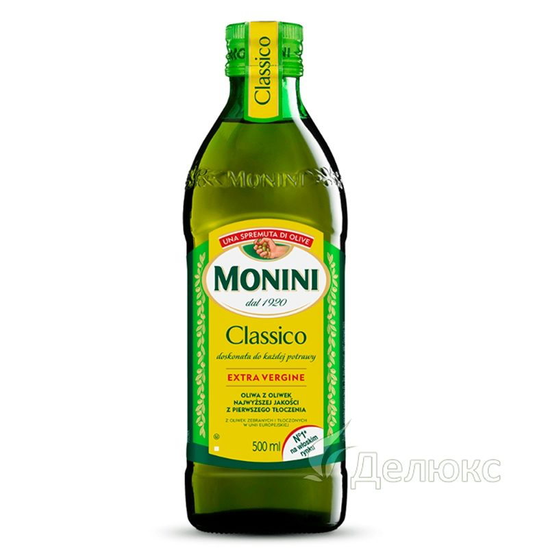 [IN0000811111] Monini олія оливкова Ex.Virg. Classico с/п 0.5л/12шт