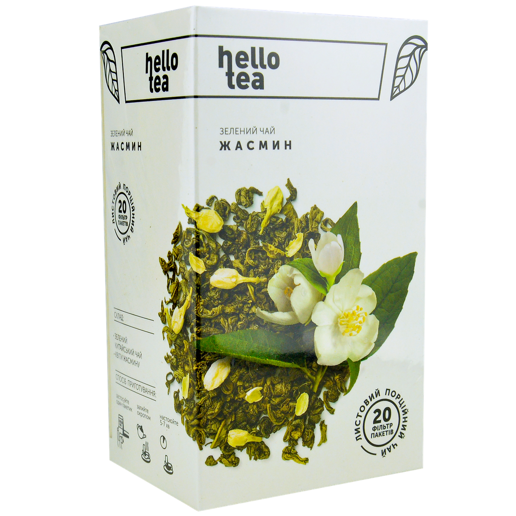 [WIX_0000001715] Hello Tea 20 пак/п зелений ʼʼЖасмінʼʼ 20*