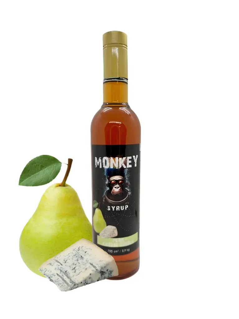 [WIX_0000001302] Сироп MONKEY Груша Сир Дорблю 0,7л