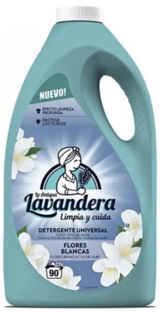 Гель Lavandera 4,5л (90) Білі Квіти (голуба) 2*