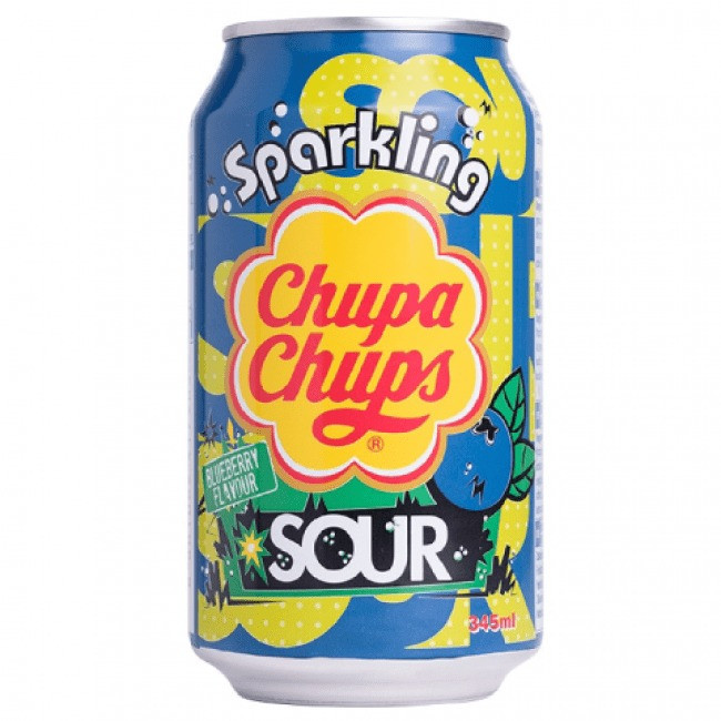 [WIX_2149812491] Chupa Chups Sour Blueberry Flavour 345мл