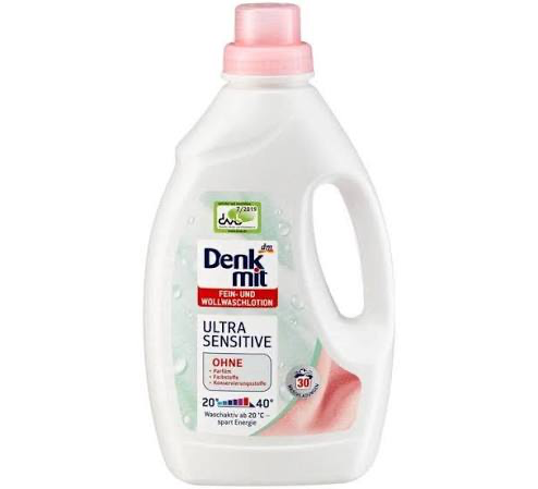 [WIX_0000001900] DM Гель для прання делікатних речей Ultra Sensitive 30 WA - 1,5 L / 8 шт/ящ