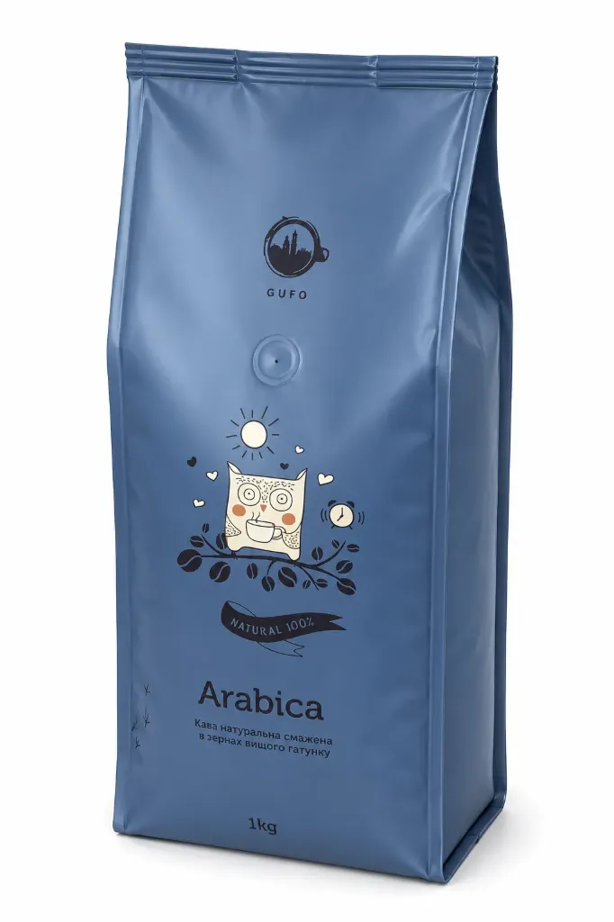 [WIX_0000000880] Gufo Arabica 1кг зерно 5шт\ящ