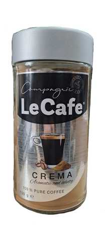 LeCafe CREMA кава розчинна в порошку 150г 6шт/ящ