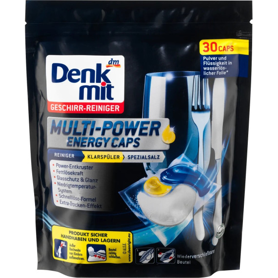 [WIX_0000001931] DM Капсули для посудомийної Geschirr-Reiniger Multi-Power машини 30 WA 5шт/ящ