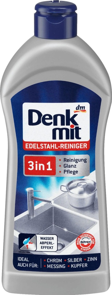 [WIX_0000001932] DM Засіб для очищення нержавіючих покриттів Edelstahl-Reiniger 300ml 6шт/ящ