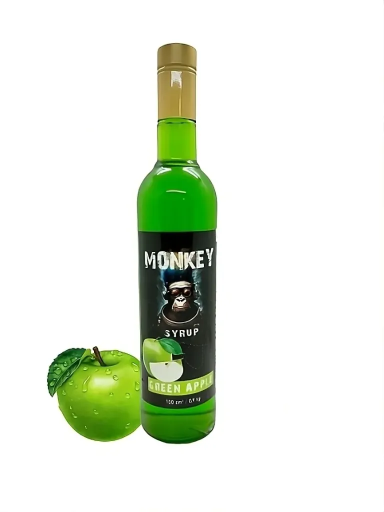 [WIX_0000001263] Сироп MONKEY Зелене Яблуко 0,7л