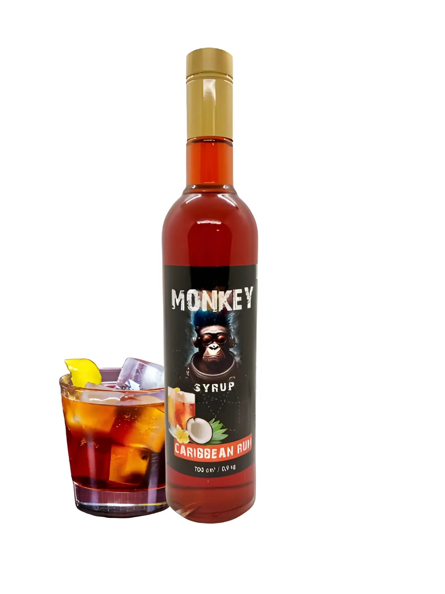 [WIX_0000001270] Сироп MONKEY Карибський Ром 0,7л