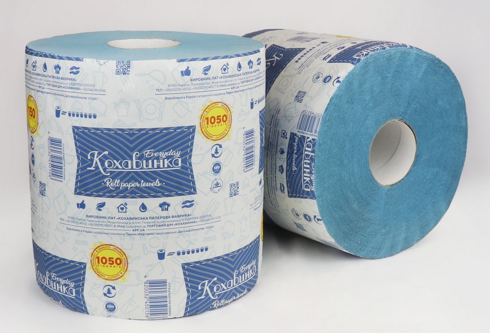 Рушники рулоні ''Кохавинка" 150м 1050 Відривів 2*