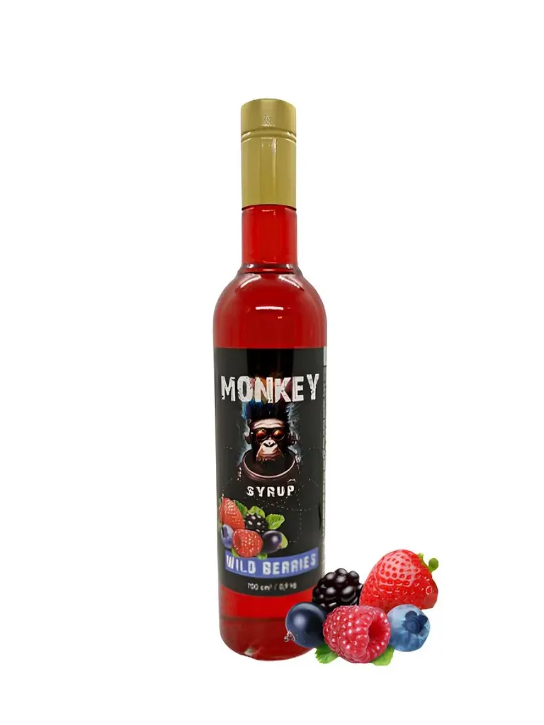 [WIX_0000001279] Сироп MONKEY Лісова Ягода 0,7л