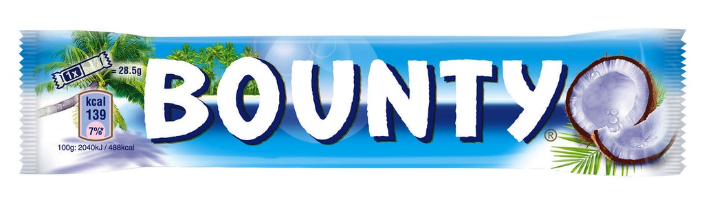 Батончик Bounty 57грм 24шт/уп
