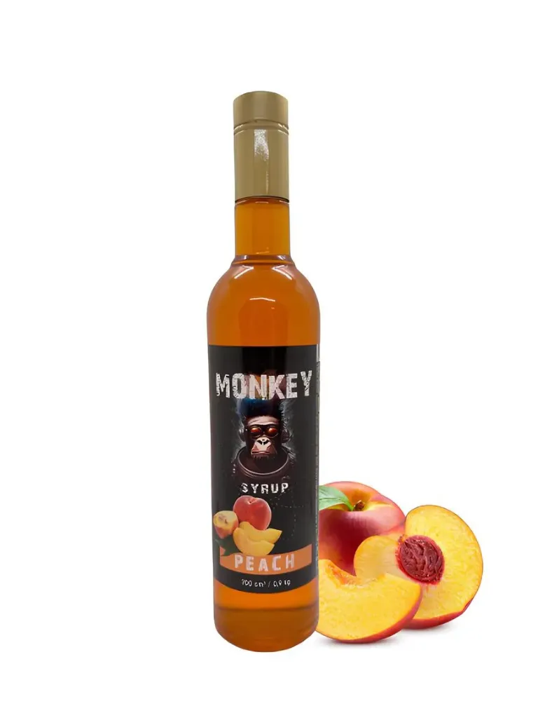 [WIX_0000001307] Сироп MONKEY Персик 0,7л