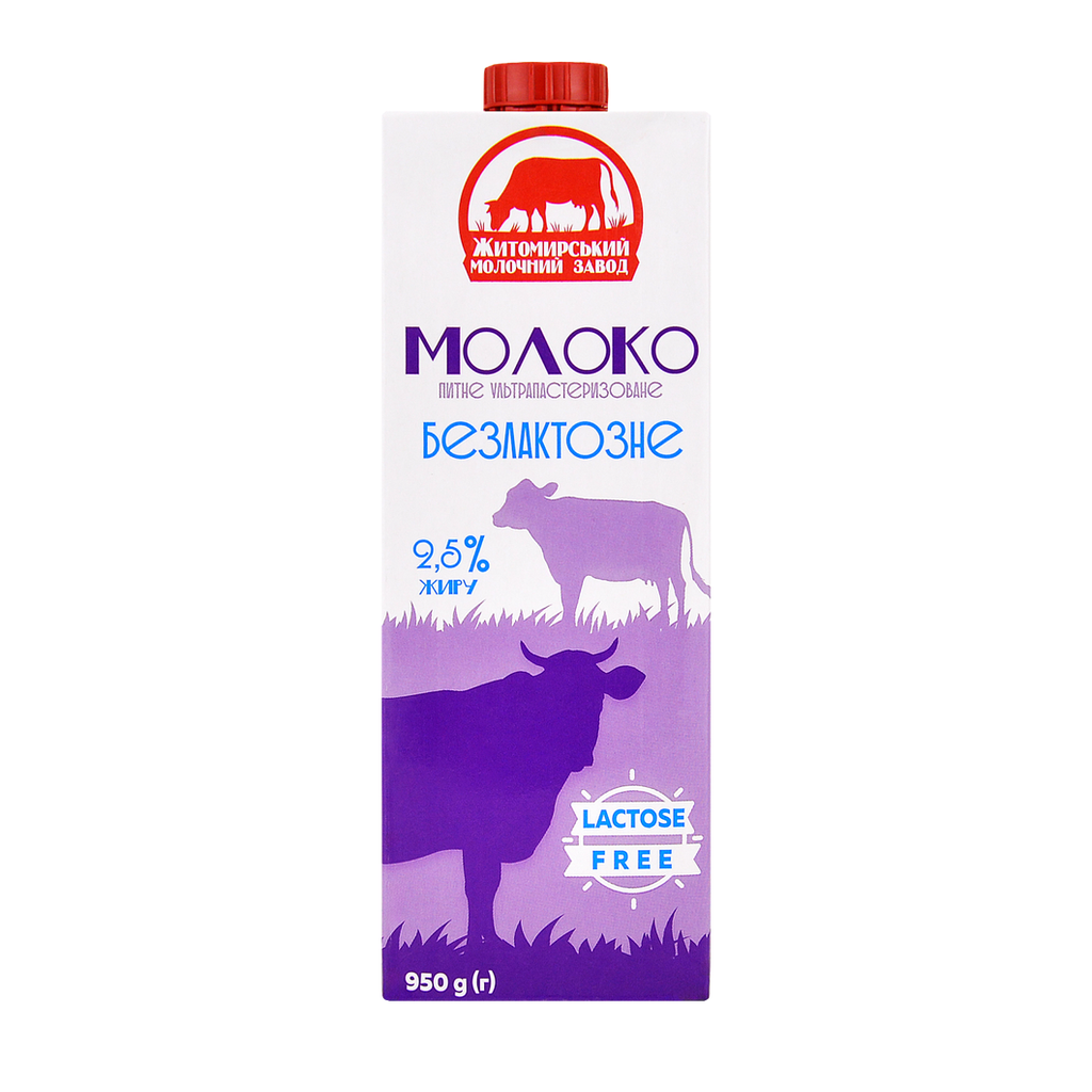[IN0000198732] Молоко Житомирське Безлактозне 2,5% 12*