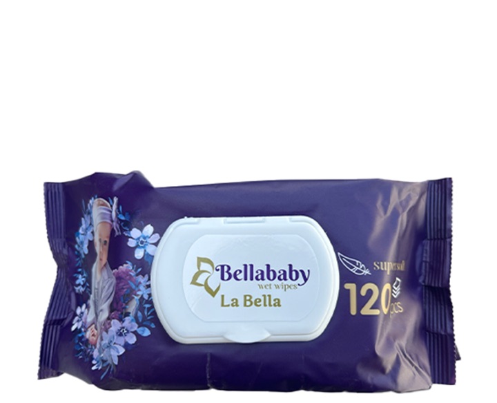 Серветки Вологі BABYBELLA 120шт Labella 12*