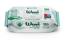 Серветки Вологі WEWI 120шт Aloe Vera 12*