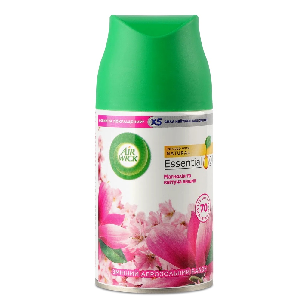 [WIX_49182374886] Air Wick Запаска Магнолія та Квітуча вишня 6*