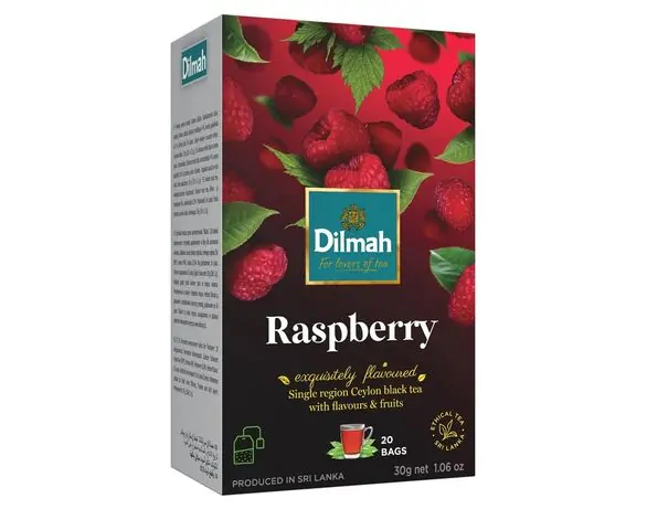 Чай Dilmah Малина з/я 20х1,5г 12шт/ящ