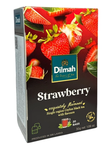 Чай Dilmah Полуниця з/я 20х1,5г 12шт/ящ