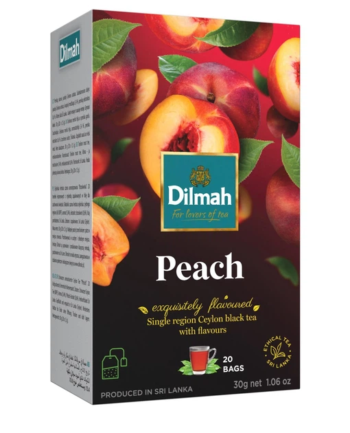 Чай Dilmah Персик з/я 20х1,5г 12шт/ящ