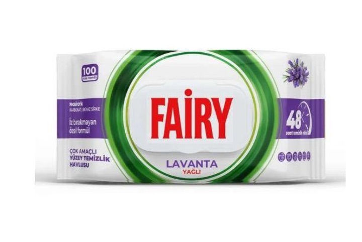 Серветки для прибирання FAIRY (100) Lavanta 12*