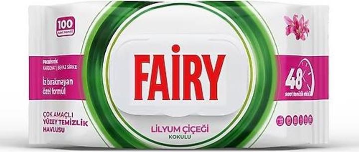 Серветки для прибирання FAIRY (100) Lilyum 12*