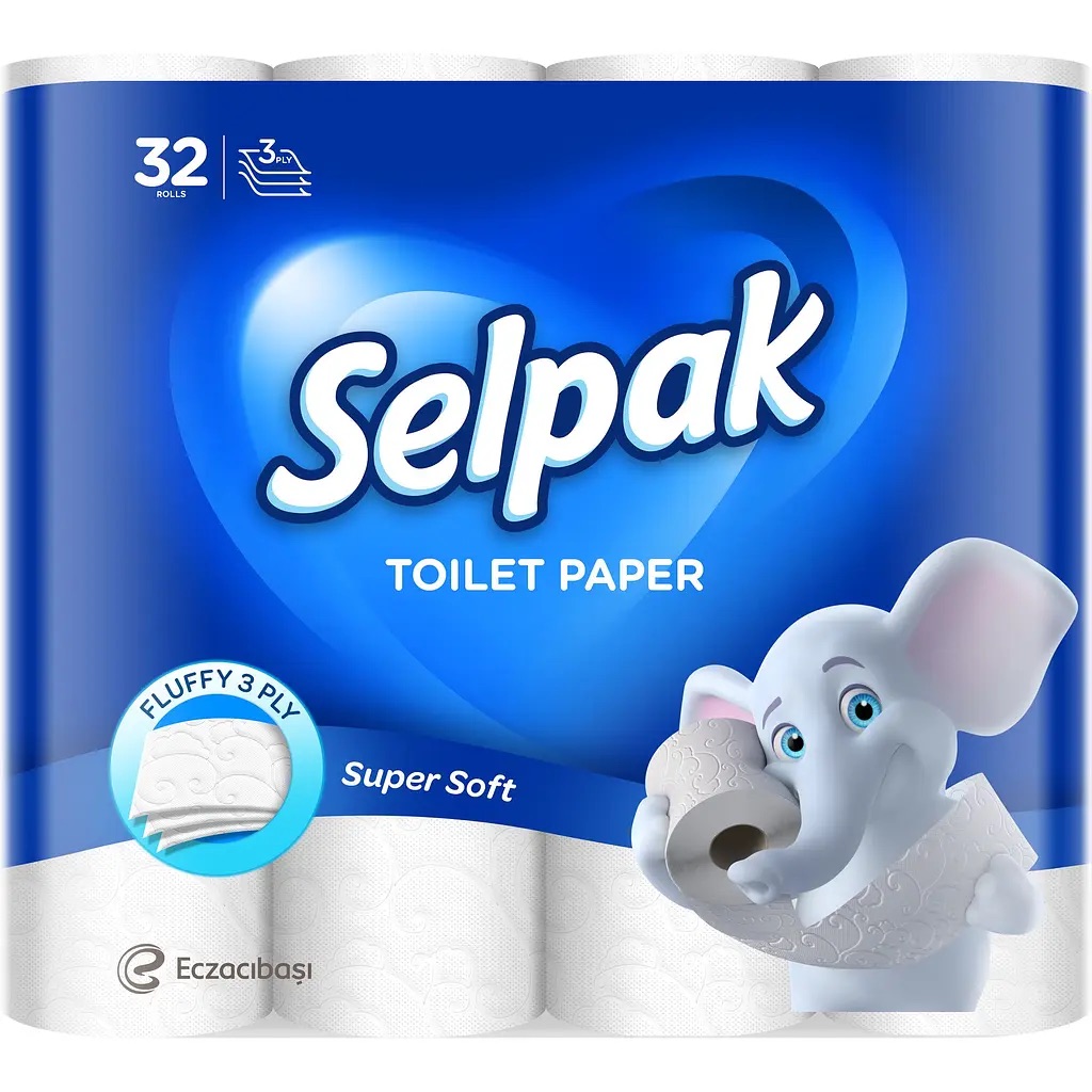 Туалетний папір SELPAK 3х шаровий 32шт/уп 3*
