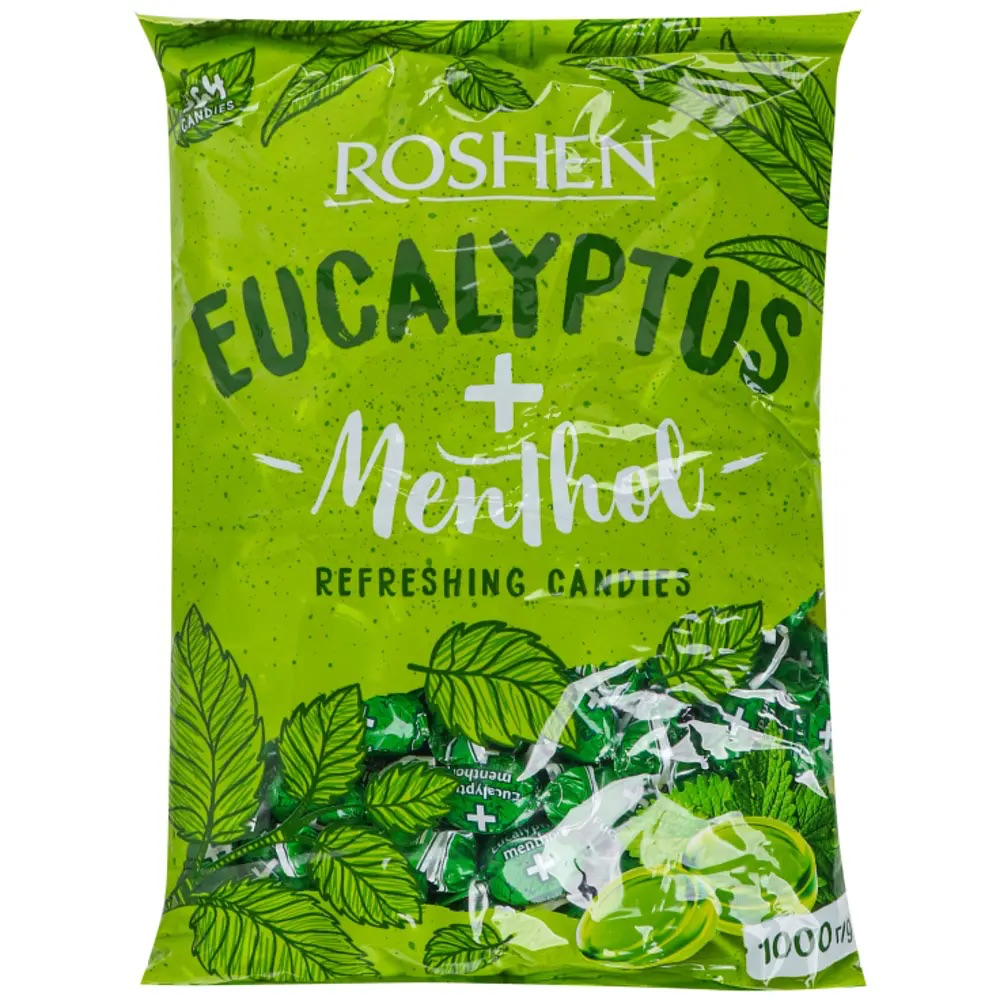 Roshen цукерки Евкаліпт-ментол 1кг