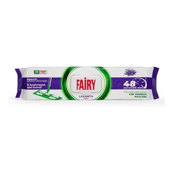 Серветки для прибирання Підлоги FAIRY (50) Lavanta 6*