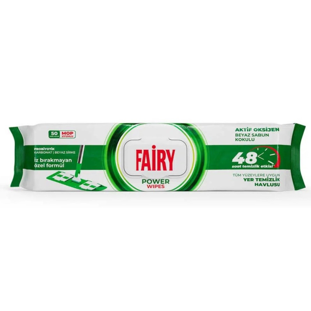 Серветки для прибирання Підлоги FAIRY (50) Рower Wipes 6*
