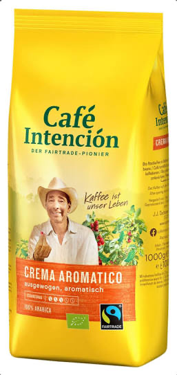 [WIX_2149812489] Café intención Crema Aromatico 1кг кава в зернах 4шт/ящ