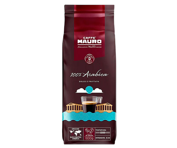 Кава зерно Mauro 100% ARABICA 1кг(6)		