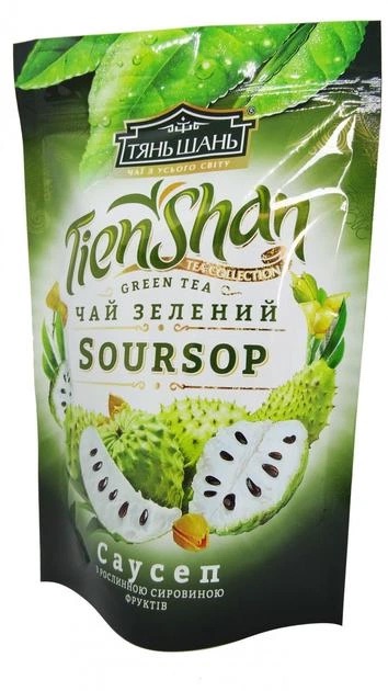 Чай Tien Shan зелений з Саусепом м/у 80грм 30*
