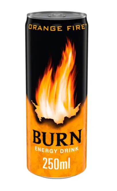 BURN Енергетичний напій Orange Fire 0,25л 6*