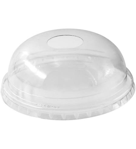 Кришка PET LITE Купольна з ОТВОРОМ 100шт/уп (1тис) 10*
