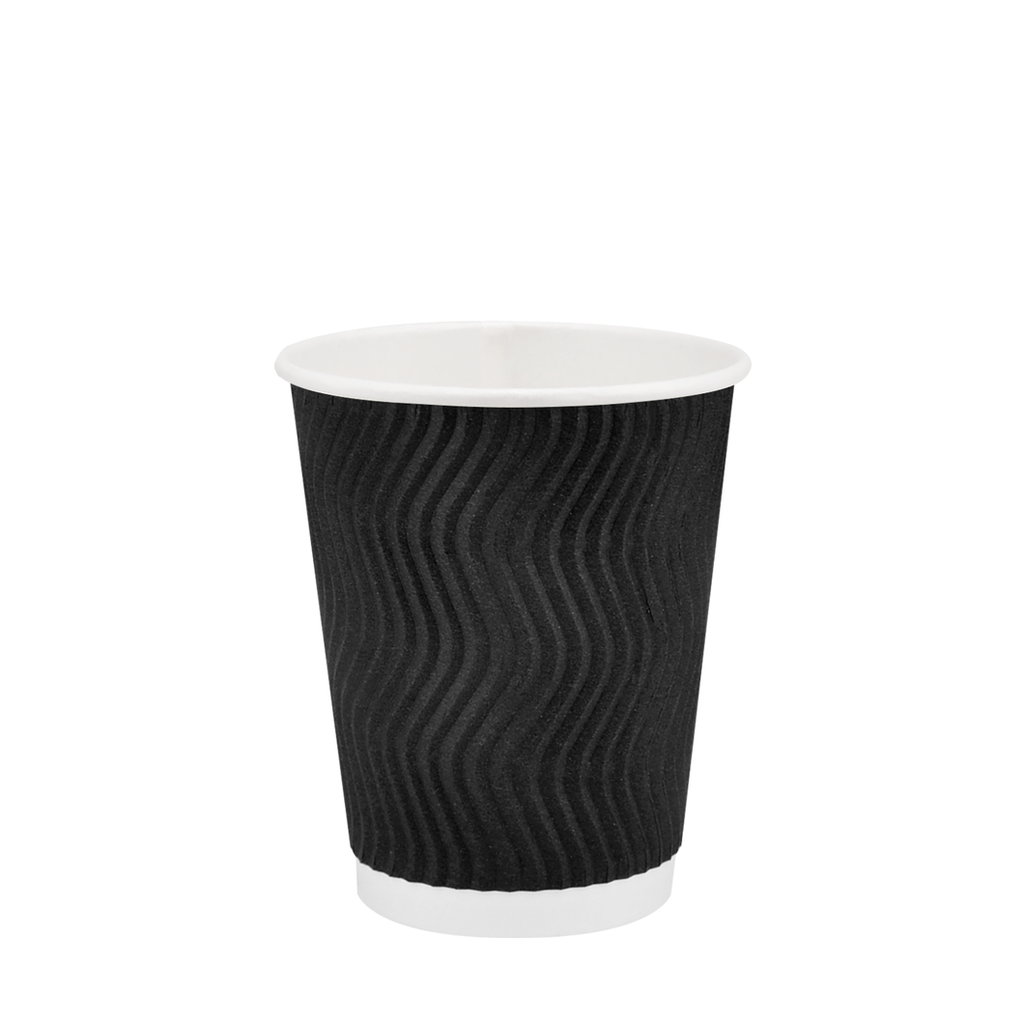 Стакан Гофра КАП (Black) 270 25шт/р 20* d-79