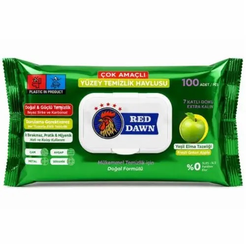 Серветки для прибирання CHANTE CLAIR (100) Fresh Green Apple 12*