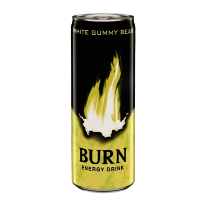 BURN Енергетичний напій White Gummy Bear 0,25л 6*