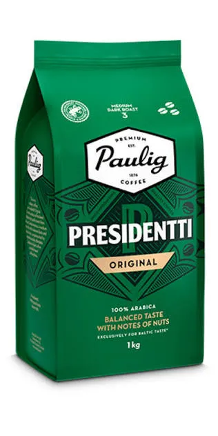 Кава зернова Paulig "Presidentti Original Strong" 1 кг.
