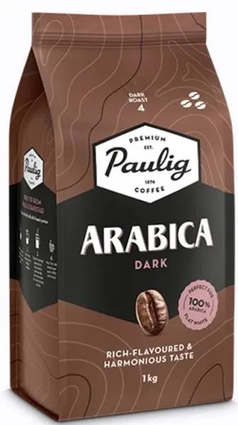 Кава зернова Paulig "Arabica Dark" 1 кг.