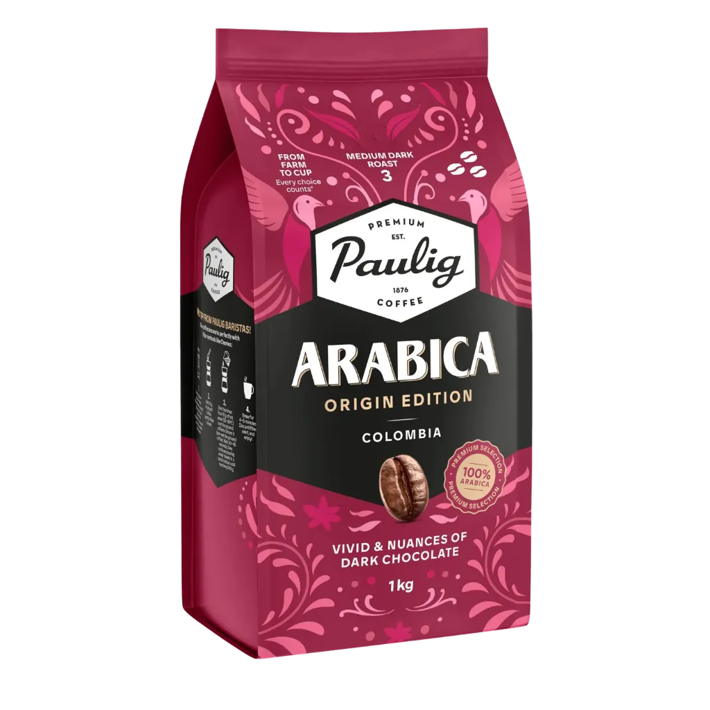 Кава зернова Paulig "Arabica Colombia coffee" 1 кг