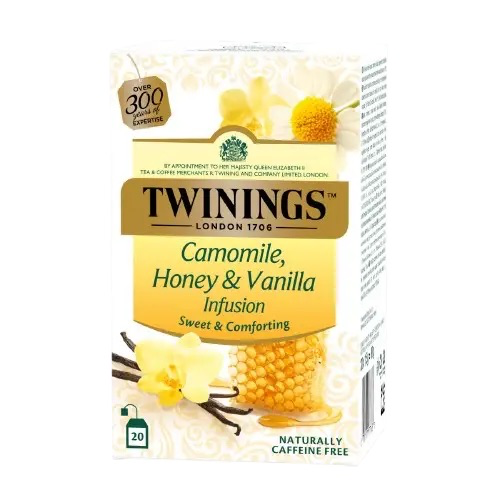 Чай Twinings трав'яний  ромашка мед та ваніль  в пакетиках (20х1,5г