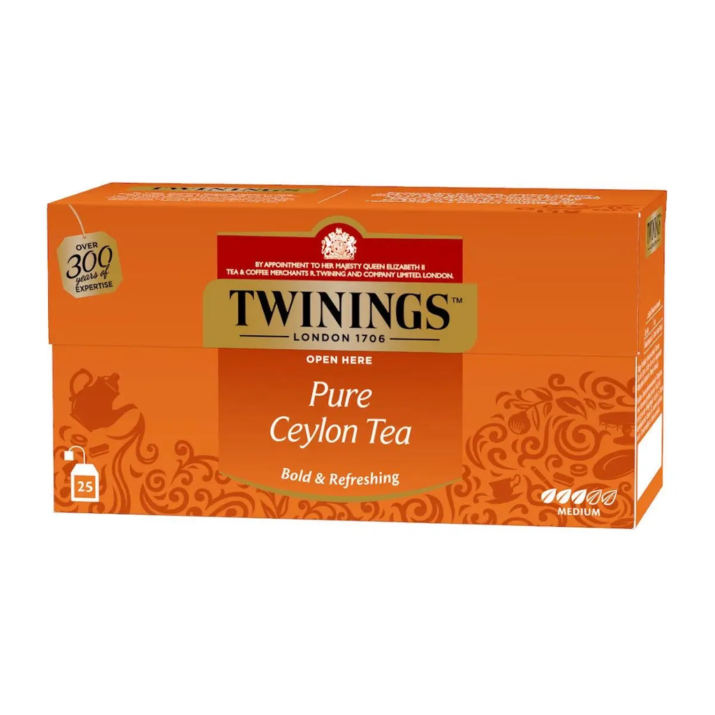 Чай Twinings  чорний цейлонський  в пакетиках (25х2г)