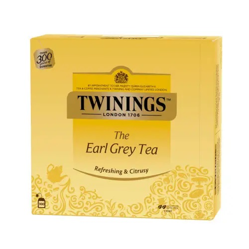 Чай Twinings чорний  Ерл Грей в пакетиках (100х2г)