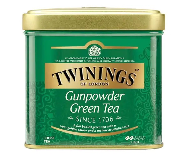 Чай Twinings зелений Ганпаудер  листовий  ж/б 100г