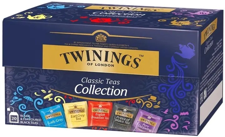 Чай Twinings асорті Класична колекція в пакетиках (20х2г)