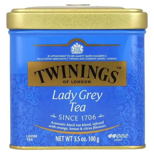Чай Twinings чорний Леді Грей листовий ж/б 100г