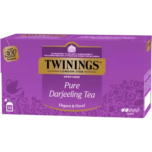 Чай Twinings чорний Дарджилінг в пакетиках (25х2г)