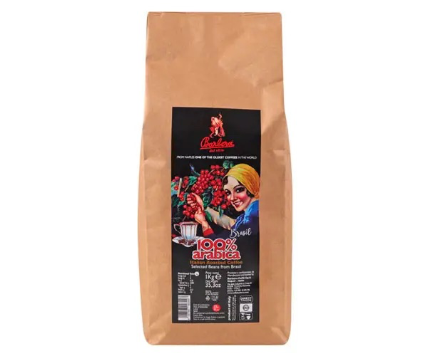 Кава зернова Barbera "Brasil" 100% Арабіка 1 кг