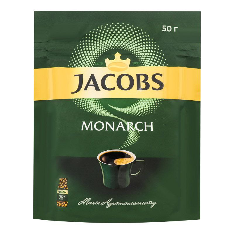 Кава Jacobs 50г розч. 16шт/ящ