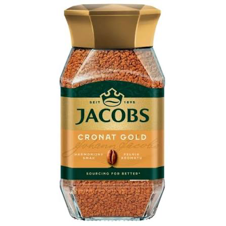 Кава Jacobs Кронат Голд скло 100г 6шт/ящ